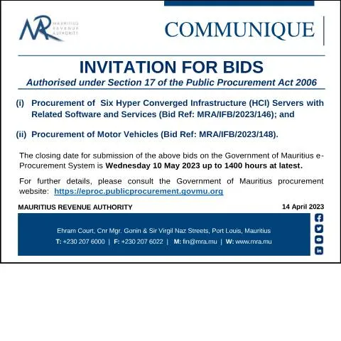 Document preview: Understanding the Importance of the Invitation for Bids in Mauritius — Government & admin (Bids140423)