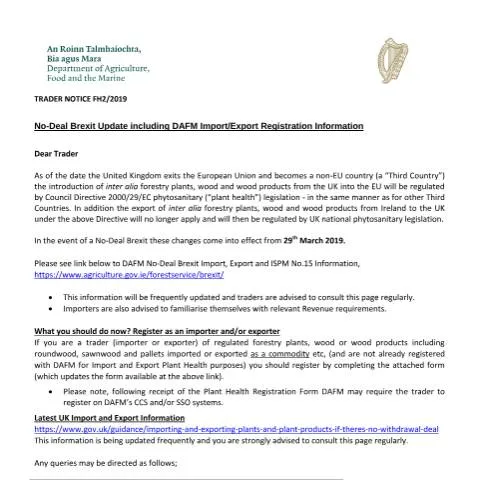 Document preview: Understanding Brexit's Effects on Forestry Imports and Exports — Government & admin