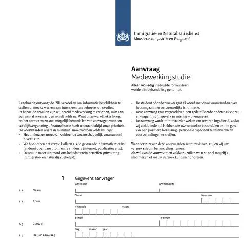 Documentvoorvertoning: Essentiële Informatie over de Aanvraag Medewerking Studie — Immigratie & visa (CERFA n°9006)