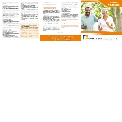 Aperçu du document Comprendre l'Assurance Vieillesse en Côte d'Ivoire — Santé