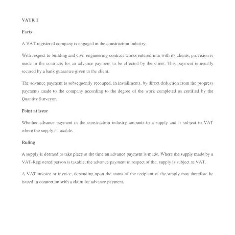 Document preview: The Importance of VATR 1 - 50 for Businesses in Mauritius — Taxes (CERFA n°VATR1_50)