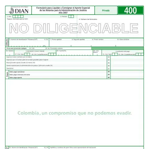 Vista previa del documento Liquidación del Aporte Especial de Notarías 2007 — Trámites administrativos (CERFA n°F400-2007)