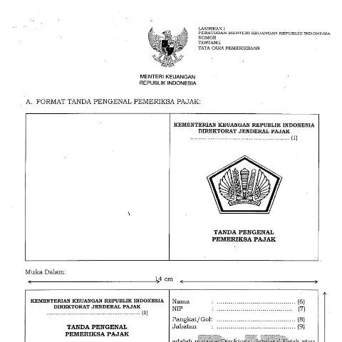 Document preview: Mengapa Tanda Pengenal Pemeriksa Pajak Sangat Penting? — Proses administrasi (CERFA n°ID-DJP-Tanda-Pengenal-Pemeriksa-Pajak)