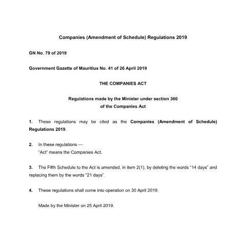 Document preview: Understanding GN. 79 of 2019: Implications for Businesses — Government & admin (GN.-79-of-2019)