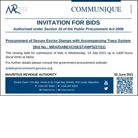 Document preview: Understanding the Secure Excise Stamps Procurement Document — Government & admin (InvitationToBids020621)