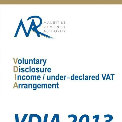 Document preview: Understanding the Voluntary Disclosure Income Arrangement — Taxes (CERFA n°VDIAv1)