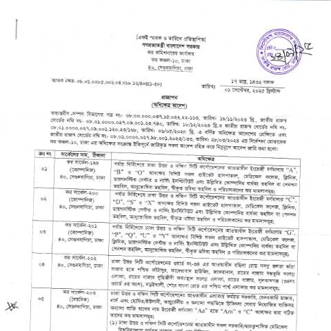 Document preview: আয়কর ফর্ম NBR 20250924 0002: একটি গুরুত্বপূর্ণ নথি — কর ও করনীতি (CERFA n°NBR_20250924_0002)