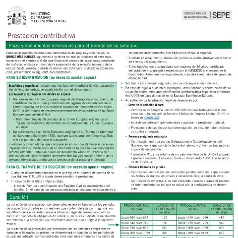 Vista previa del documento Guía para la Prestación Contributiva por Desempleo — Impuestos